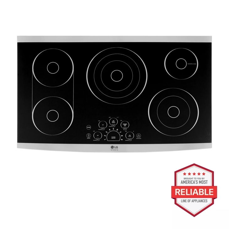 LG Studio 36 UltraHeat™ Gas Cooktop with EasyClean®