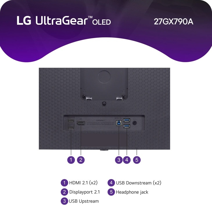 LG OLED 480HZ モニター　27GX790A-B 27