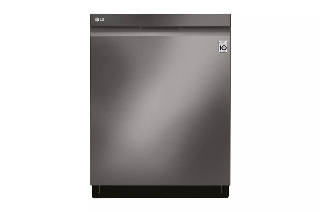 LG Top Control Smart Dishwasher with QuadWash™ & TrueSteam® (Black Stainless) LG USA