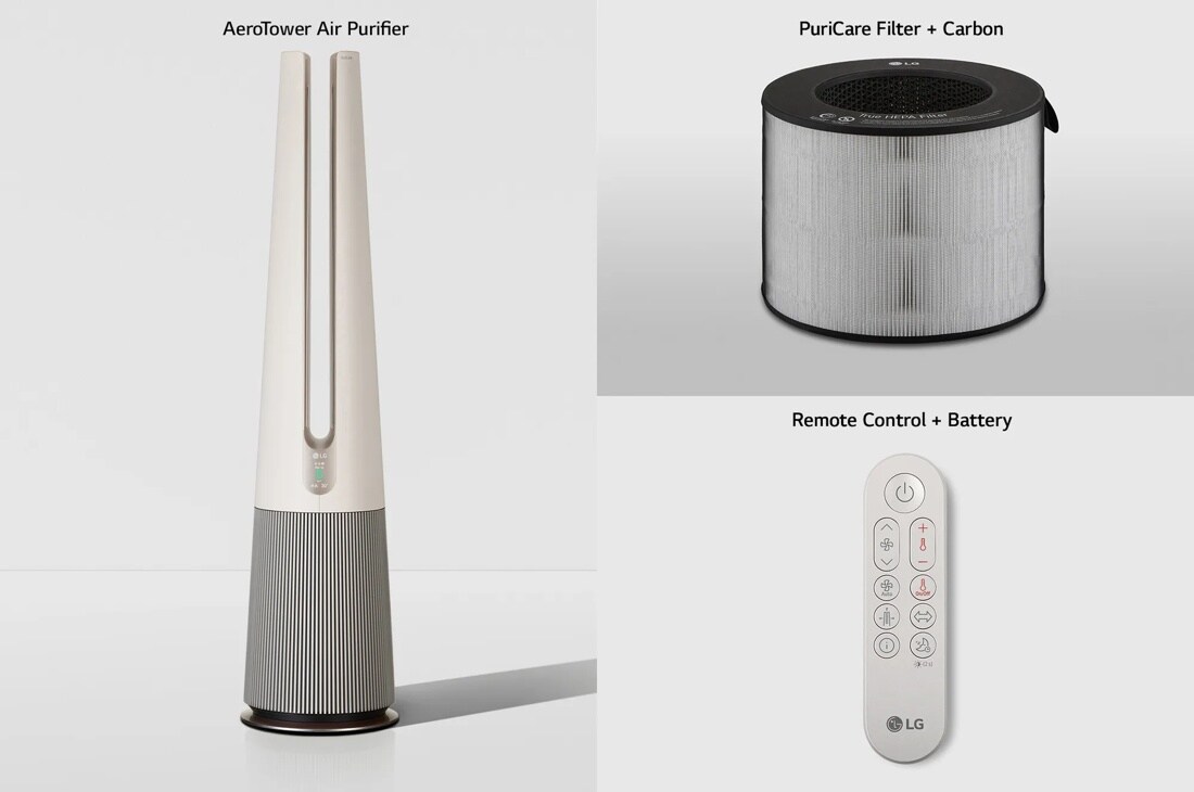 PuriCare™ AeroTower™ Air Purifier Heating - U10CS1H | LG USA