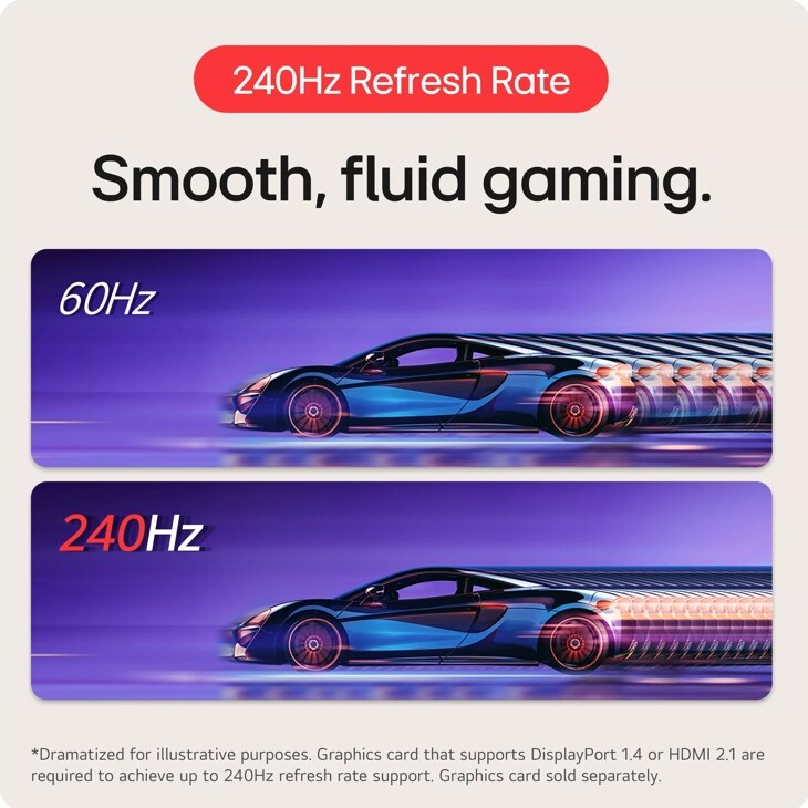 27 UltraGear™ QHD 1ms 240Hz Gaming Monitor with NVIDIA® G-SYNC® Compatible