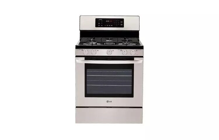 5.4 cu. ft. Capacity Gas Single Oven Range with Oval Burner and Griddle