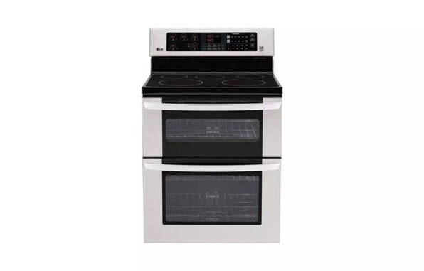 6.7 cu. ft. Capacity Electric Double Oven Range with SuperBoil™ Burner and EasyClean®
