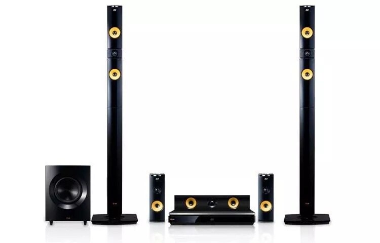3D-Capable 9.1 Ch Aramid Fiber Blu-ray Disc™ Home Theater System with Smart TV