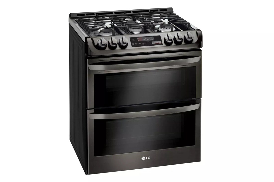 6.9 cu. ft. Smart wi-fi Enabled Gas Double Oven Slide-In Range with ProBake Convection® and EasyClean®