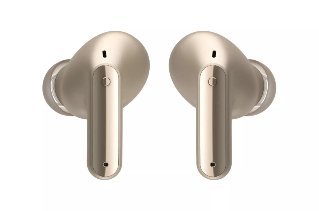 LG TONE Free FP9E (Haze Gold) - Plug & Wireless UVnano True Wireless Bluetooth Earbuds