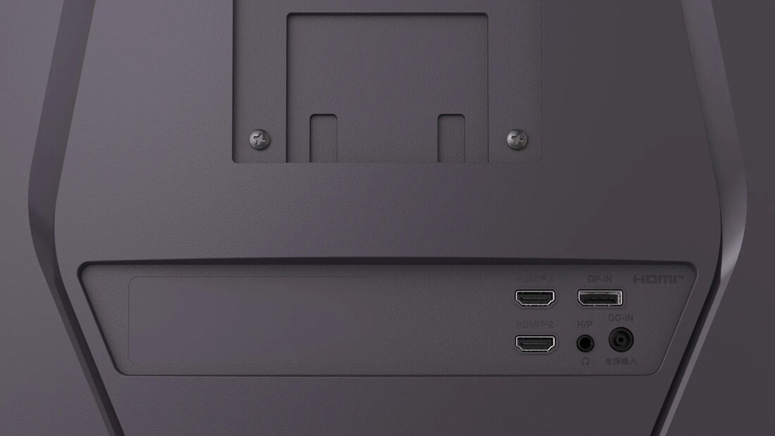 LG 32G600A-B 27 Monitor – Back View with Ports