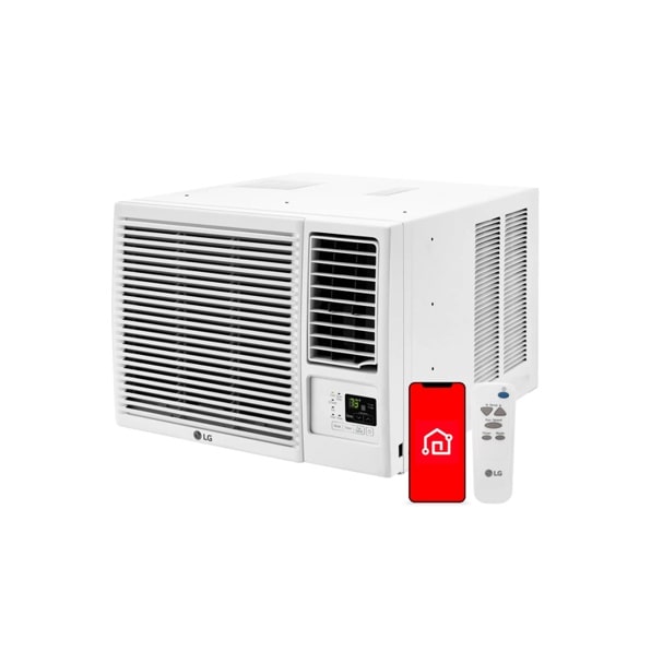 18,000 BTU Smart Wi-Fi Enabled Window Air Conditioner, Cooling & Heating