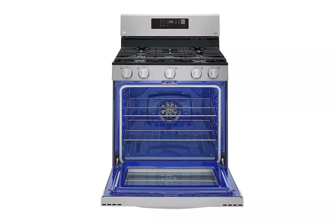 Lg stove with store convection oven