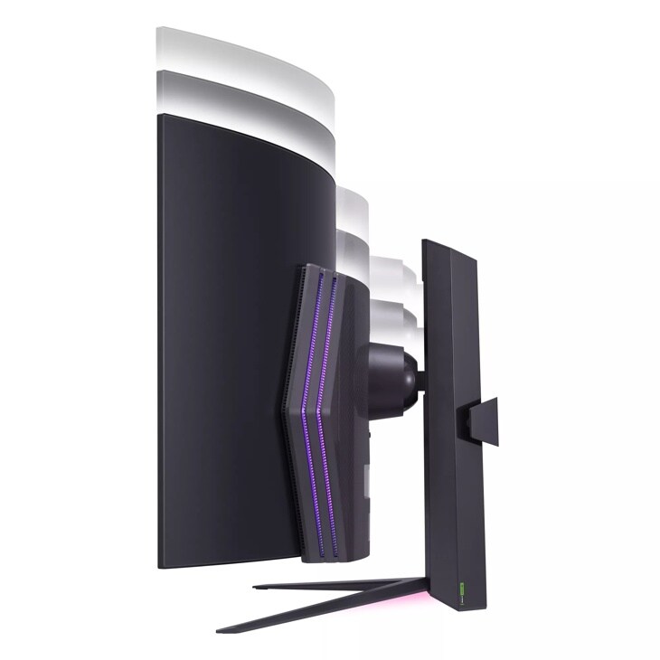 最終値下げ LG UltraGear OLED 45GS96QB-B ゲーミング UltraGear™ 45 inch OLED 240Hz Curved Gaming Monitor