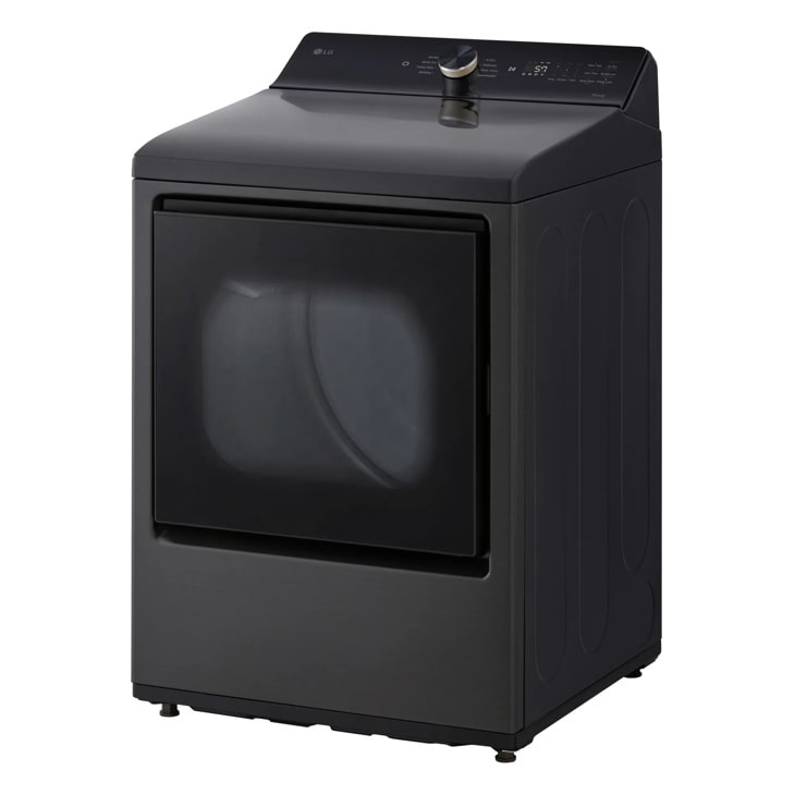 7.3 cu. ft. Ultra Large Capacity Rear Control Electric Dryer with LG EasyLoad™ Door and AI Sensing