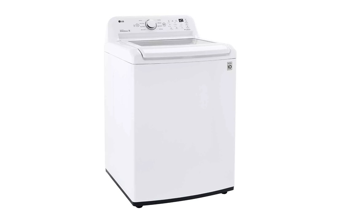 LG 4.1 cu. ft. Top Load Washer in White with 4-way Agitator WT6105CW - The  Home Depot