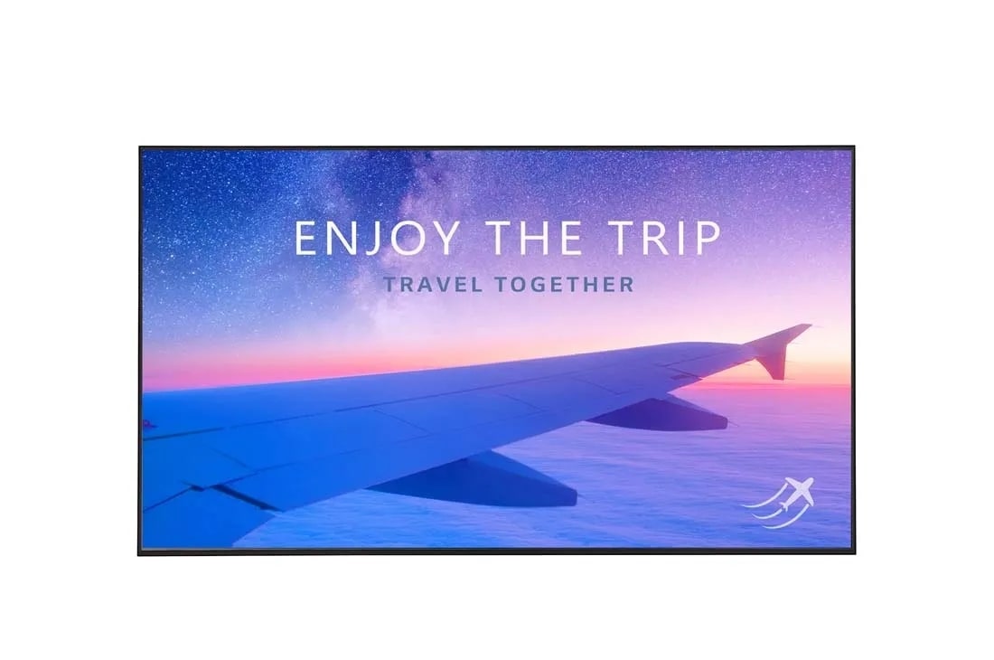 49" UH7N-E Series UHD Signage with webOS 6.0, 700 nits Brightness, Conformal Coating, Built-in Speakers & WiFi, SuperSign compatible