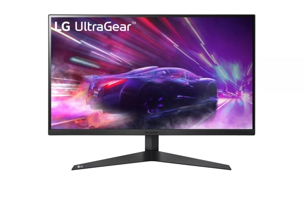 Front view of the 27 Inch LG UltraGear (27GQ50F-B) gaming monitor with 165Hz refresh rate and 1ms (GtG) response time