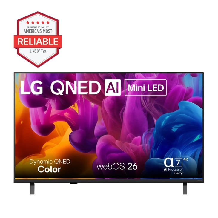 LG 43 Class QNED AI QNED74B Mini LED 4K Smart TV 2026