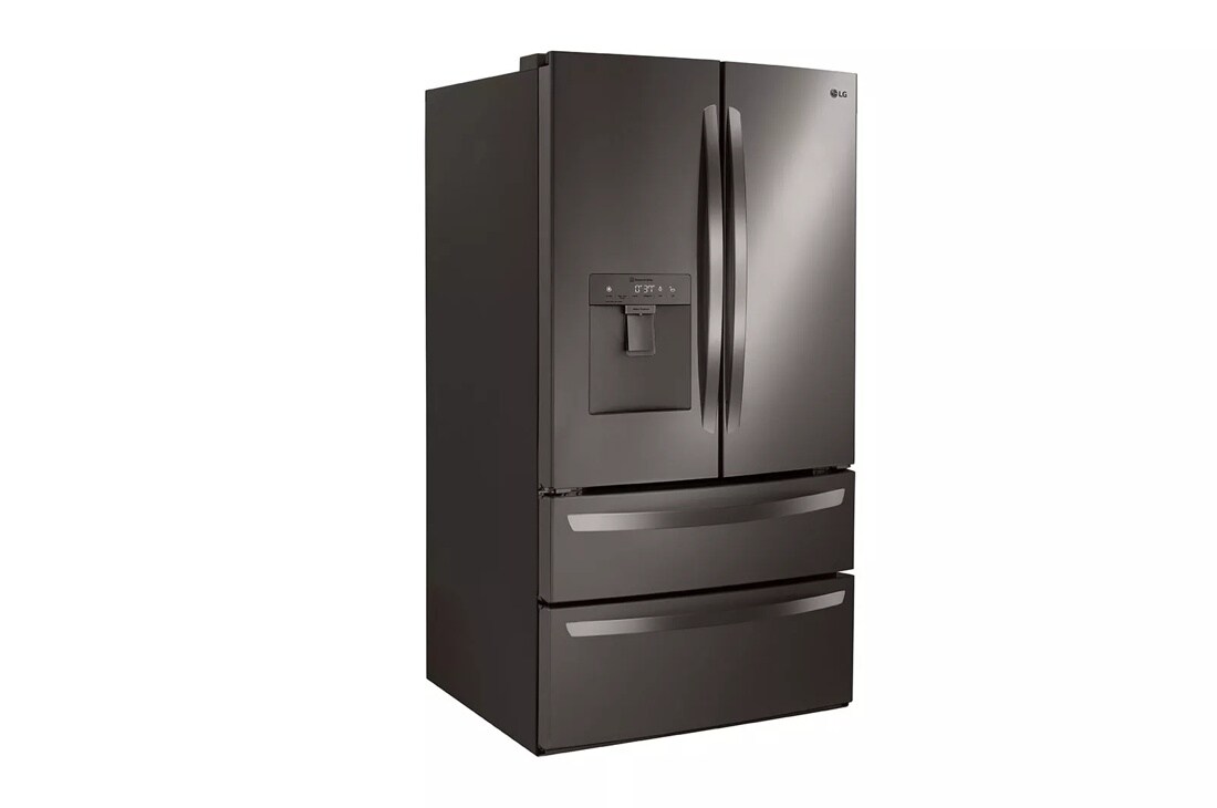 29 cu. ft. french door refrigerator left side angle view