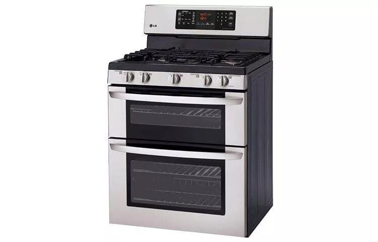 6.1 cu. ft. Capacity Gas Double Oven Range with SuperBoil™ Burner and EasyClean®