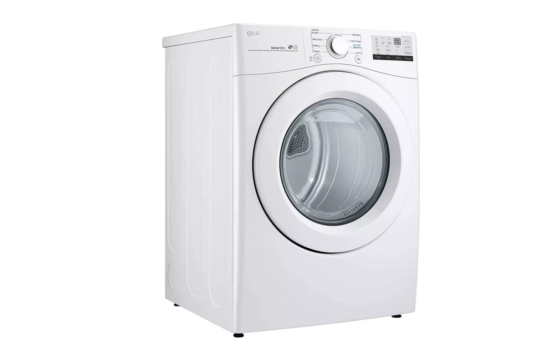 LG DLE3400W 7.4 Cu ft Electric Dryer - White