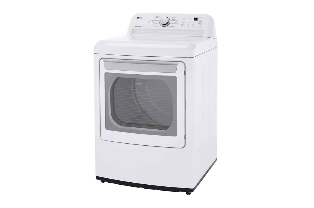 LG WT7150CW Top Load Washer & DLG7151W GAS Dryer