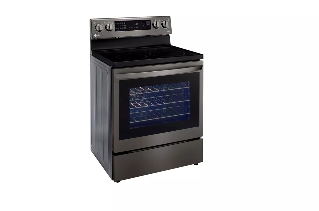 LG 6.3 Cu ft Electric Range with Instaview - Stainless Steel