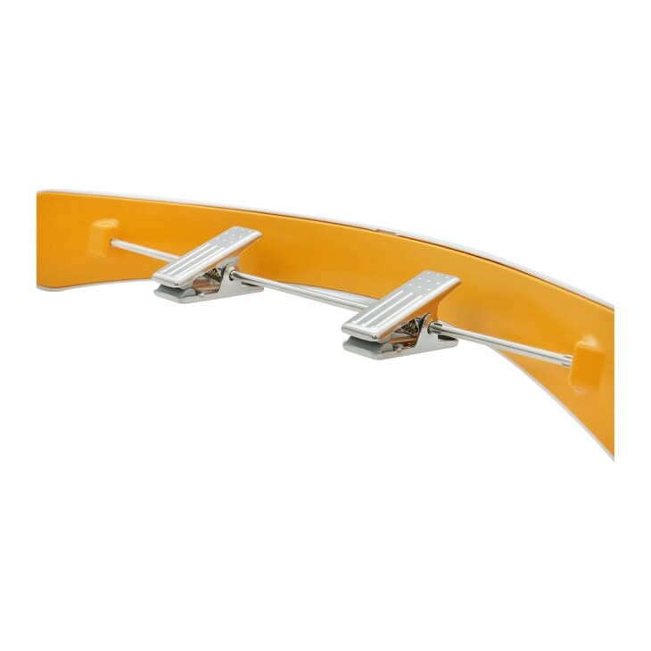 Laundry accessories clip with silver metal clips and orange plastic bar AGF79600805 Front View