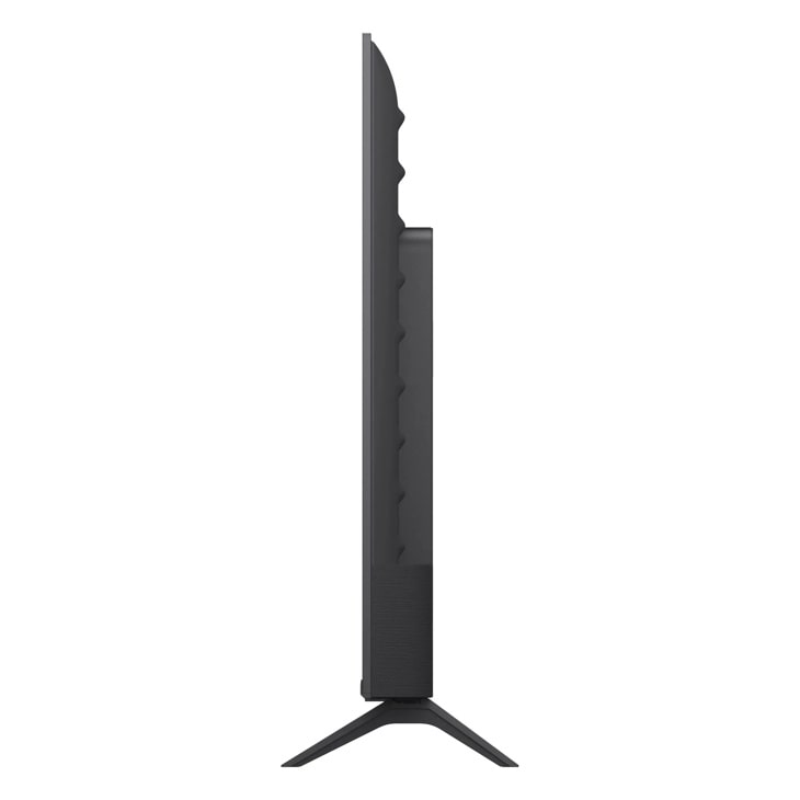 50-Inch LG QNED TV 50QNED74BUA - Side Profile showing slim design with Y-shaped stand