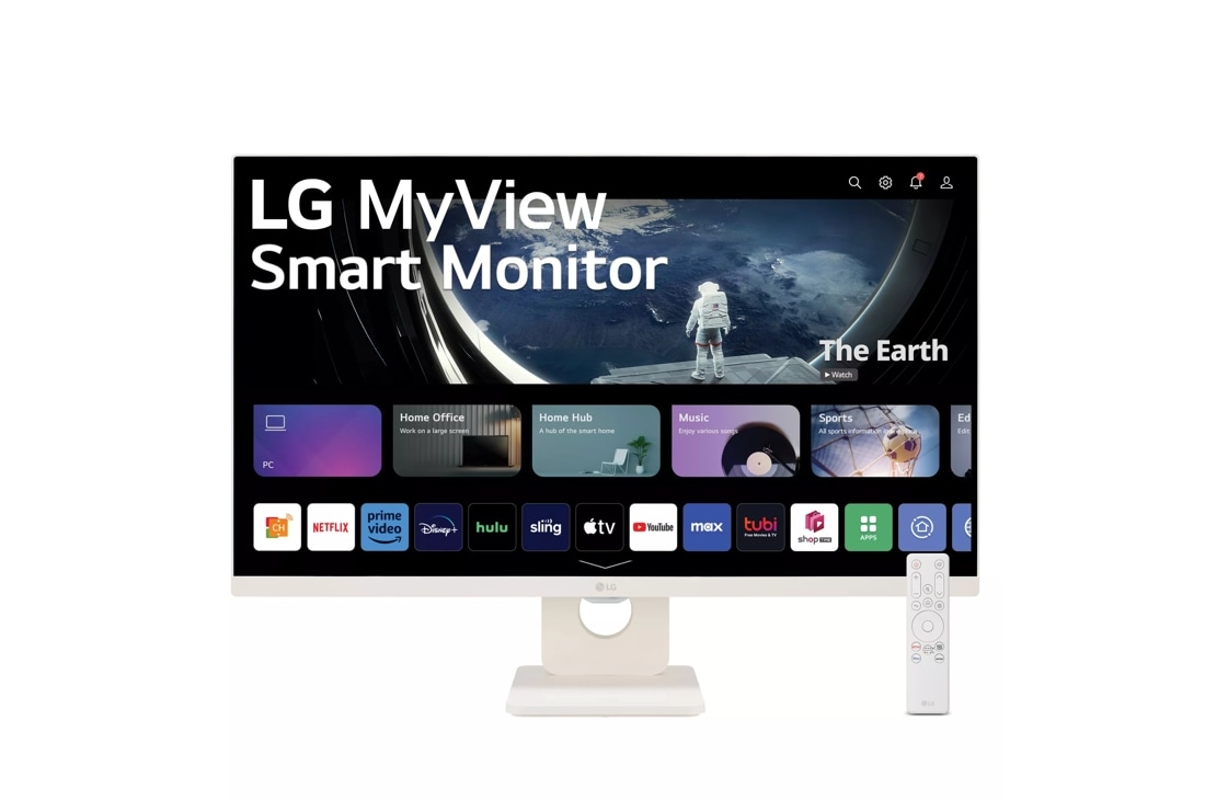 LG - Monitor Smart TV Full HD de clase LED de 27 con webOS