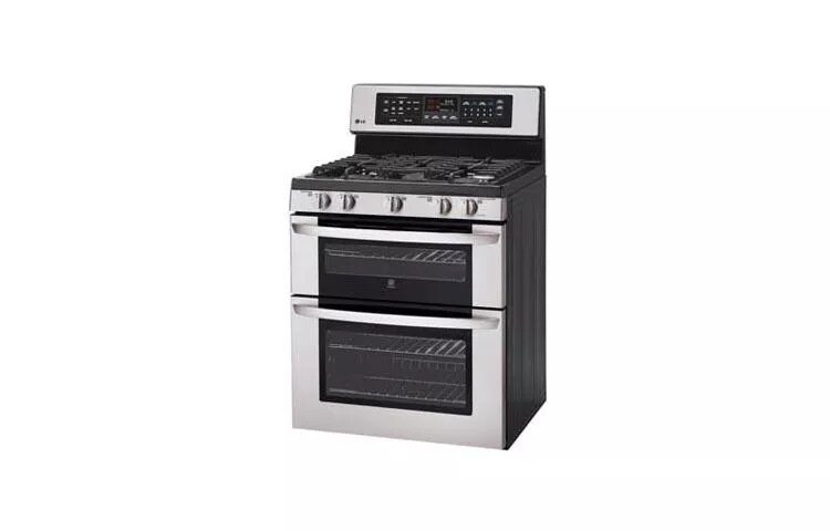 6.1 cu. ft. Capacity Gas Double Oven Range with Infrared Grill and EasyClean™