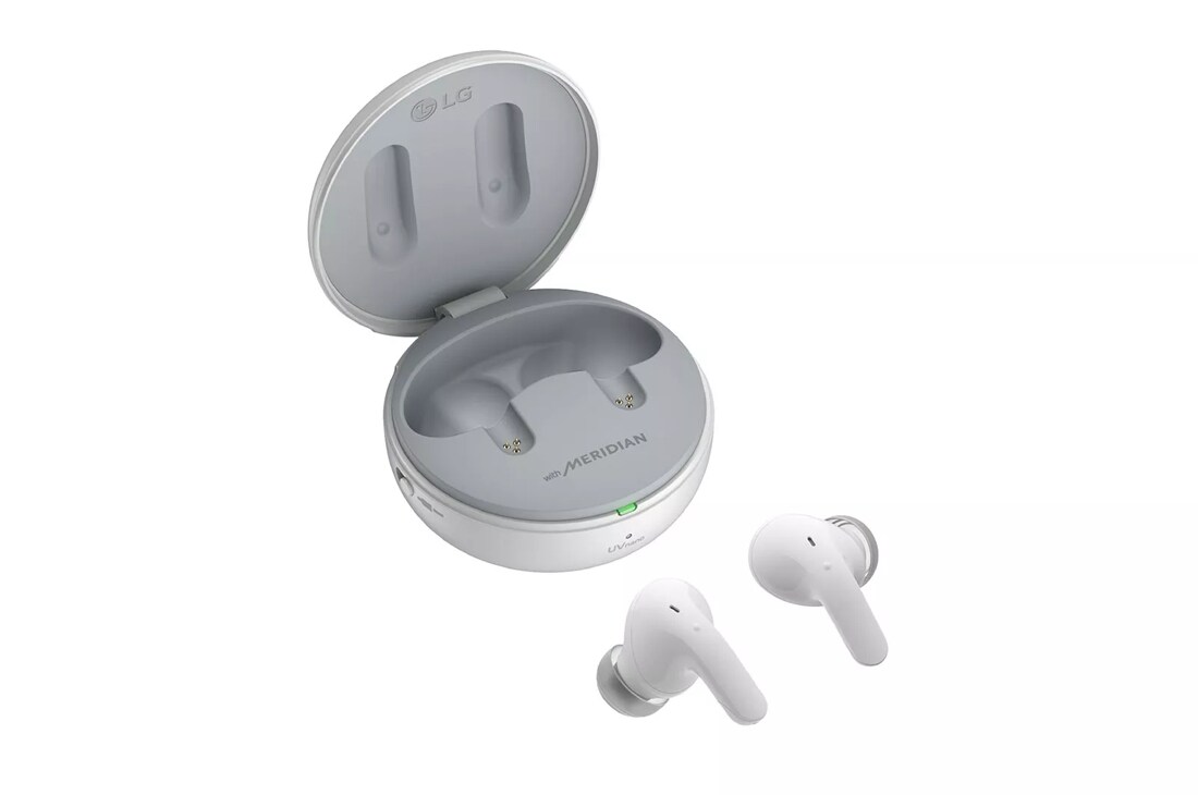 LG TONE Free ® T90 Dolby Atmos® with Dolby Head Tracking™ True Wireless  Bluetooth Earbuds, White