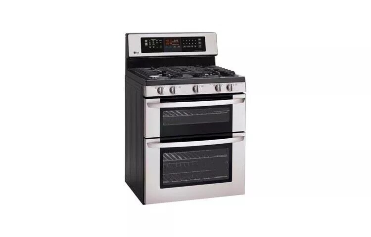 6.1 cu. ft. Capacity Gas Double Oven Range with Infrared Grill and EasyClean™