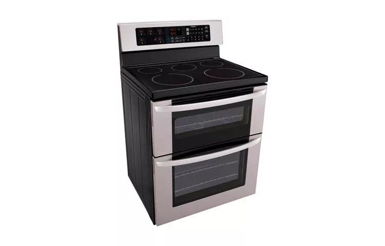 6.7 cu. ft. Capacity Electric Double Oven Range with SuperBoil™ Burner and EasyClean®