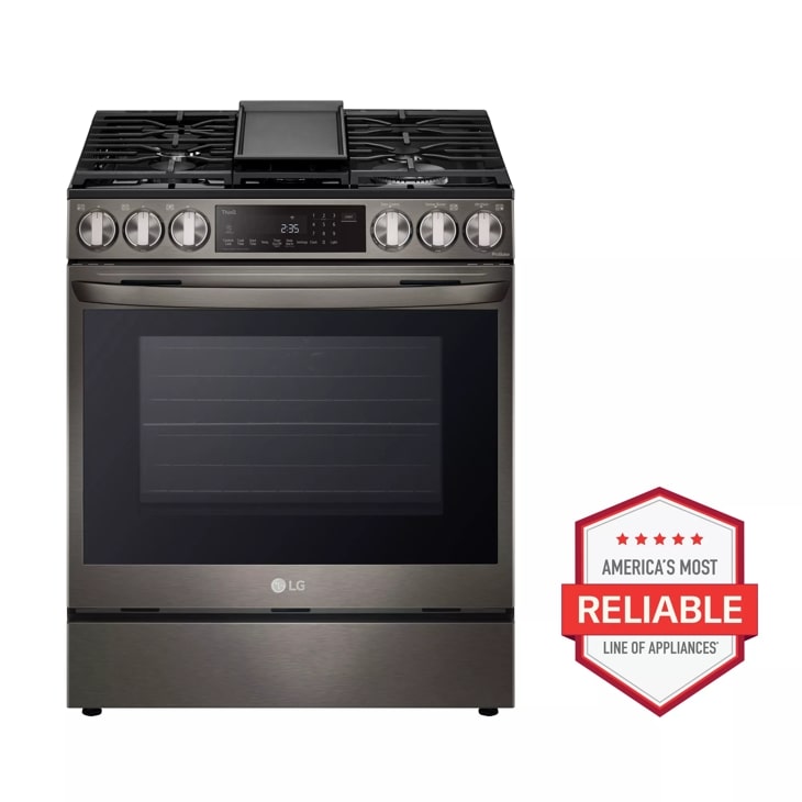 6.3 cu. ft. Smart wi-fi Enabled ProBake® Convection InstaView® Dual Fuel Slide-In Range with Air Fry