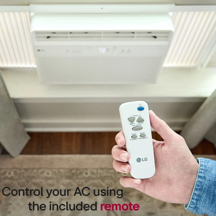 Control your AC from
anywhere
using the ThinQ app on your smartphone