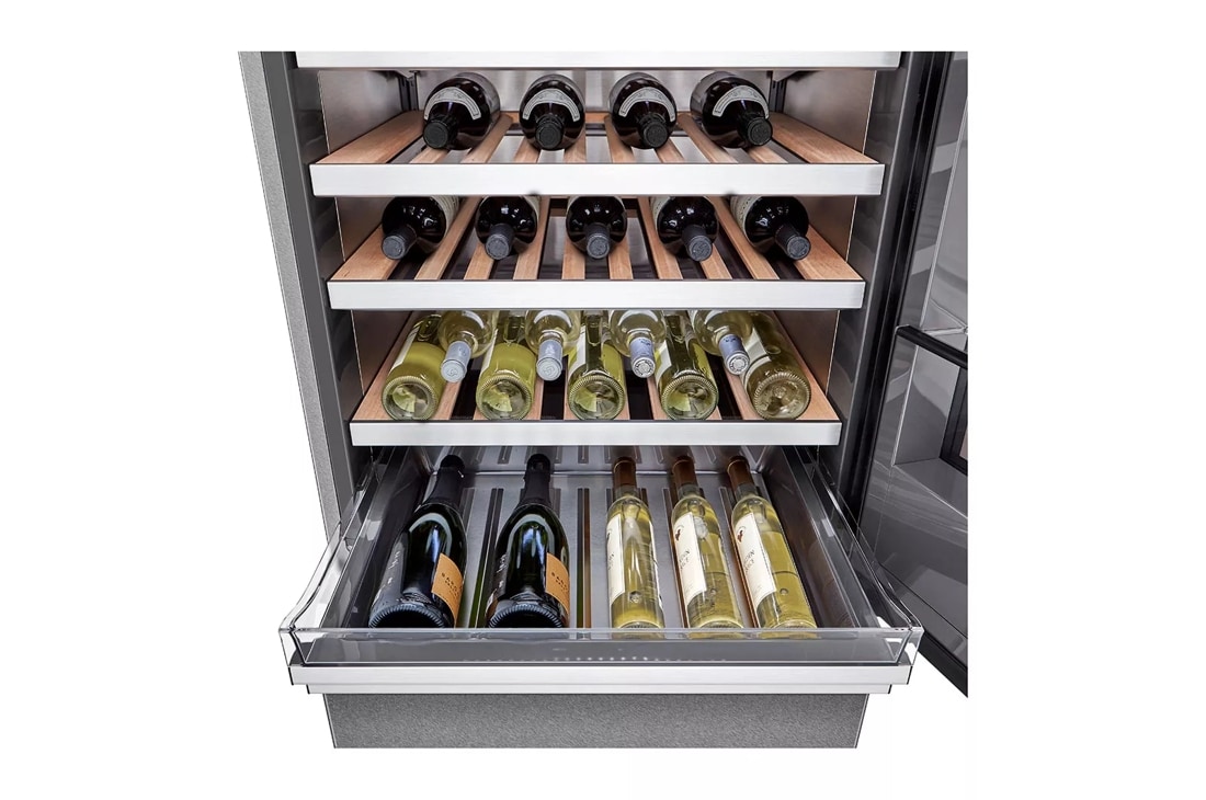 Refrigerator best sale wine rack