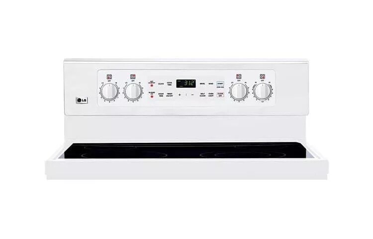 Extra-large Capacity Freestanding Electric Range with PreciseTemp&trade baking system.