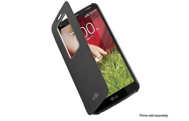 QuickWindow™ Folio Case compatible with LG G2 (Verizon)