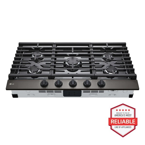 36” Gas Cooktop with UltraHeat™ 20K BTU Burner