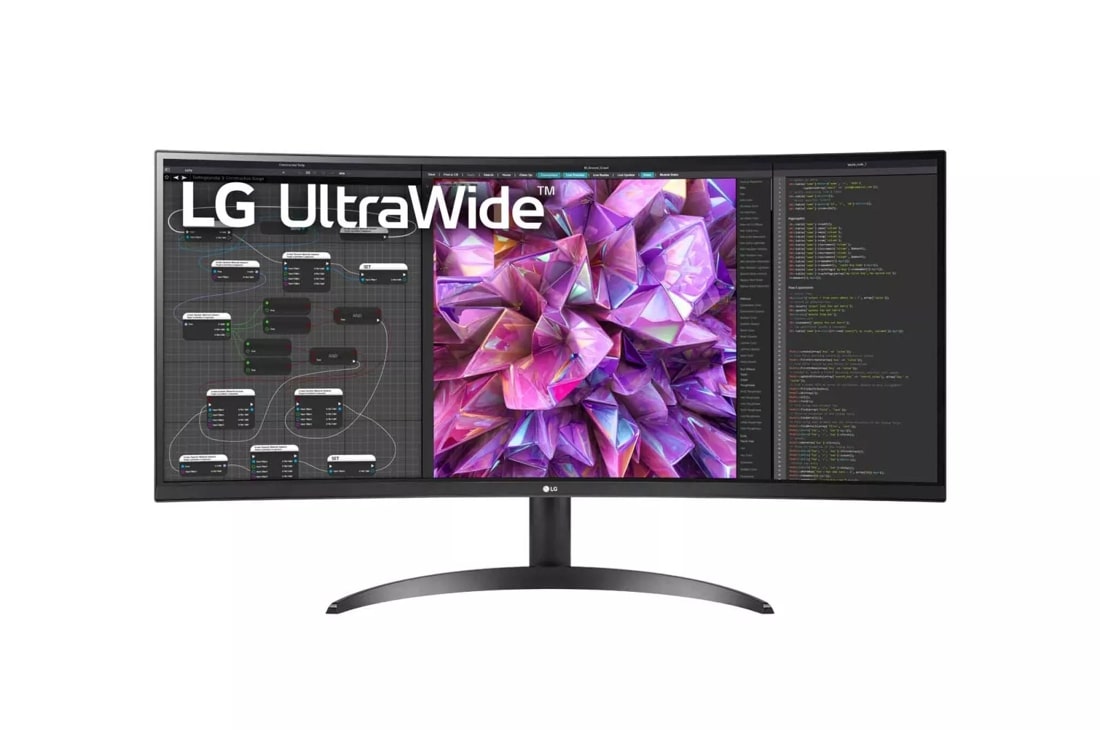 34" Curved UltraWide™ QHD IPS HDR 10 Monitor with Dual Controller & OnScreen Control