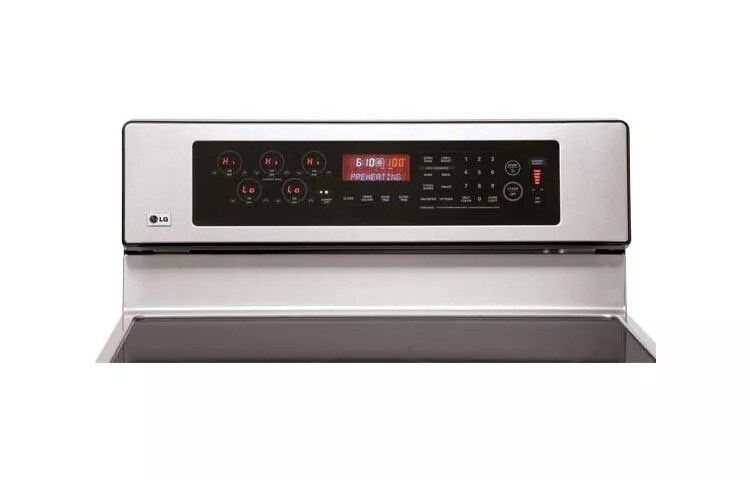 Freestanding Electric Range with Dual Convection System