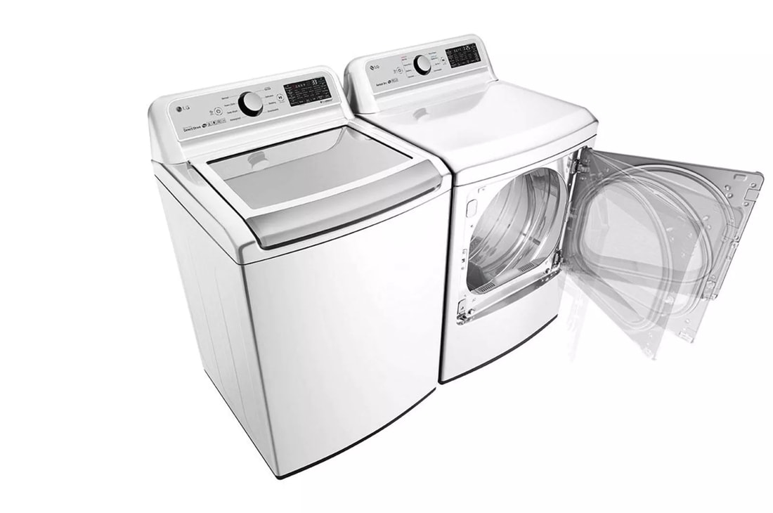 Lg washer and dryer shop combo top load