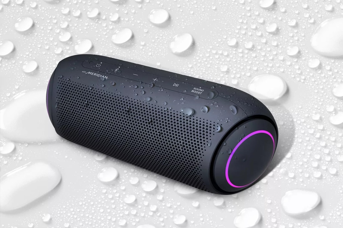 LG XBOOM Go Speaker Meridian PL5) ( Audio Technology USA PL5 Bluetooth Portable with | LG