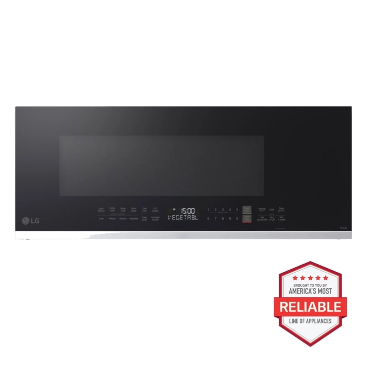LG 1.3 cu. ft. Smart Low Profile Over-the-Range Microwave Oven MVEF1337F