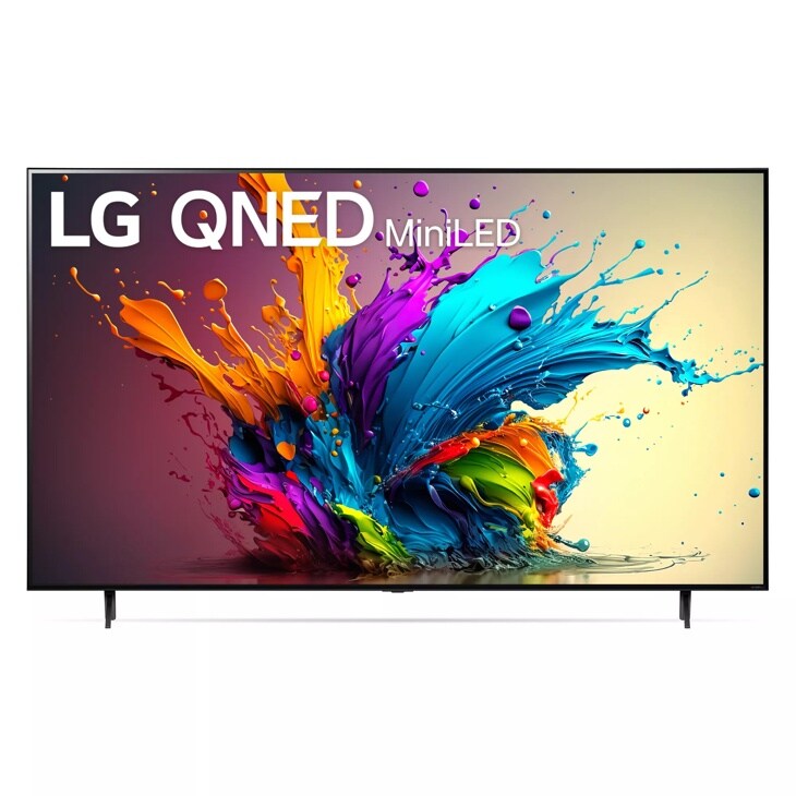 75 inch class LG QNED MiniLED TV 75QNED90TUA front view