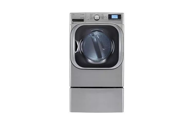 Mega Capacity High Efficiency SteamDryer™ w/ NFC Tag On LG laundry appliance product view 1