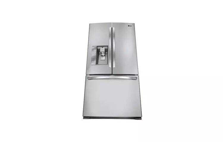 Super-Capacity 3 Door French Door Refrigerator with Smart Cooling Plus technology