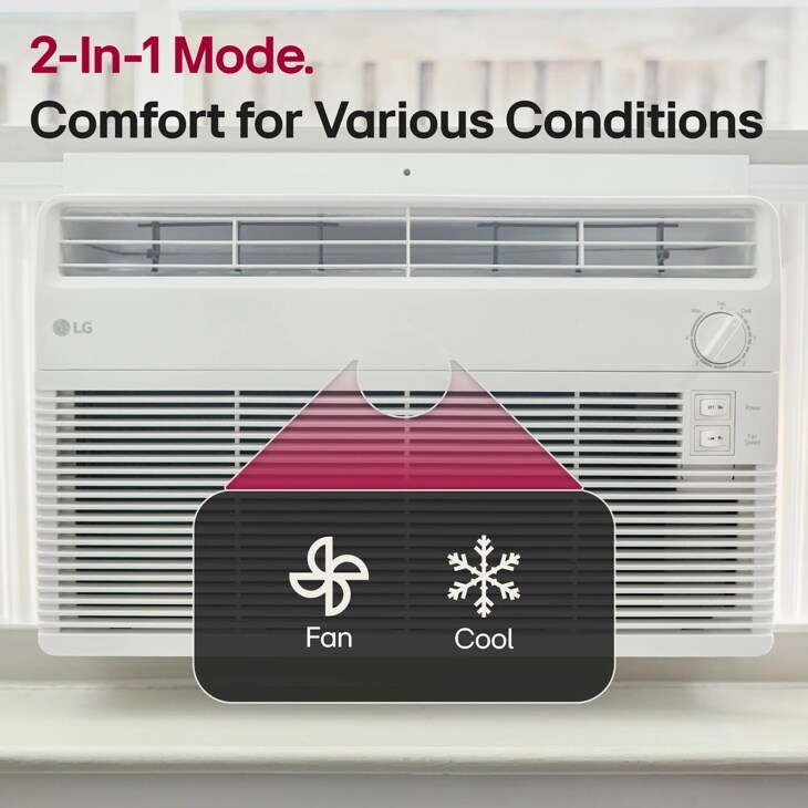 3-in-1 mode. Comfort for various Conditions
Fan
Cool