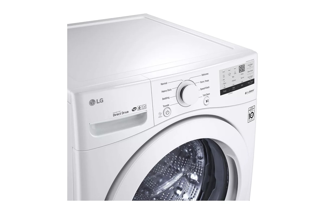 Lg large capacity online front load washer