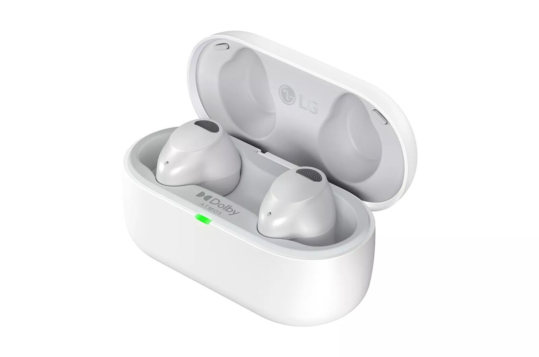 LG TONE Free ® T80 Dolby Atmos® True Wireless Bluetooth Earbuds, White