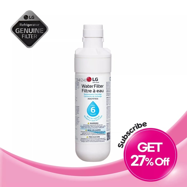 LG LT1000P® - 6 Month / 200 Gallon Capacity Replacement Refrigerator Water Filter (NSF42, NSF53, and NSF401*)