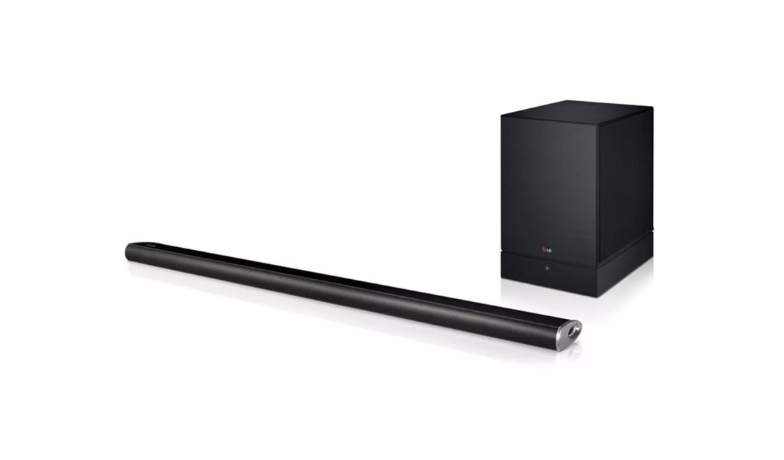 320W 4.1ch Sound Bar Audio System with Wireless Subwoofer and Bluetooth Connectivity